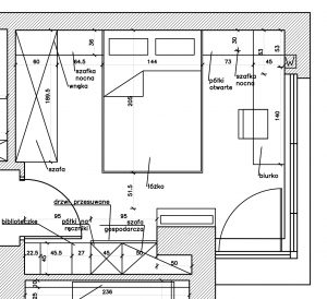 rzut sypialnia
